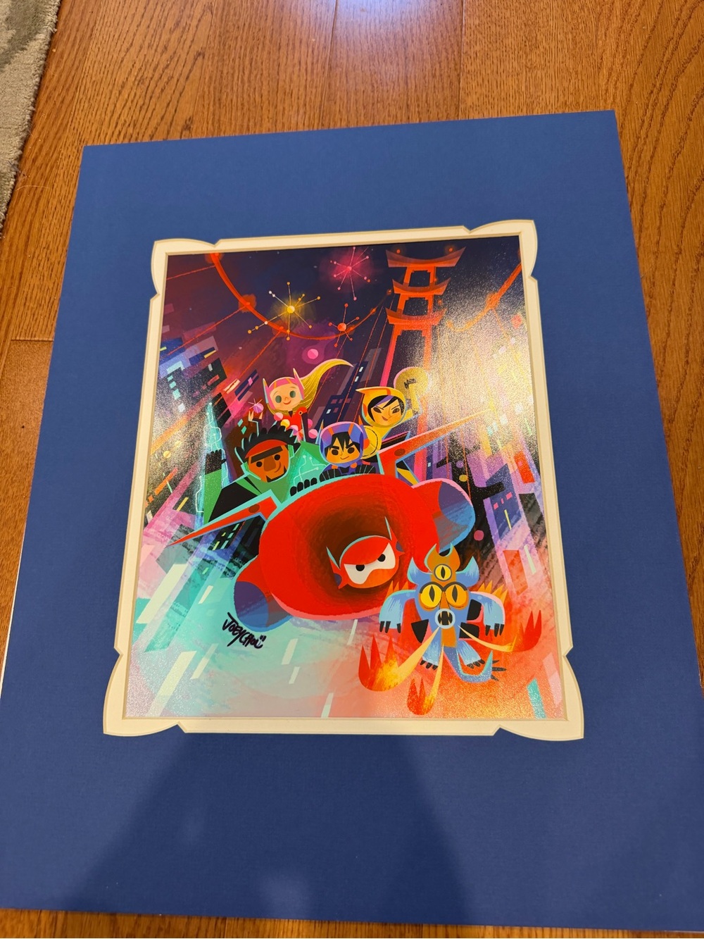 Joey Chou Big Hero Six Art Print- signed w/ black sharpie